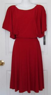 Tahari Arthur s Levine Catherine Red Dress Size 2 4 or 6 $124