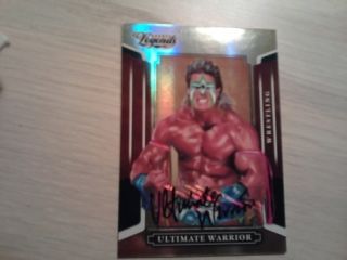 Ultimate Warrior 2008 Donruss Sports Legends Auto 2/5!!! WWE WWF 