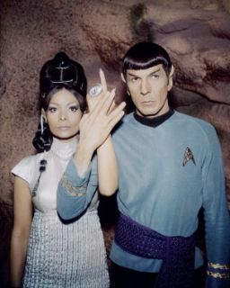 Leonard Nimoy Arlene Martel Amok Time Star Trek 24X30 Poster