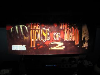 House of The Dead 2 II Jamma Arcade Marquee Header