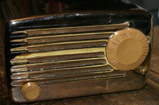 Arvin Radio Tube Vintage Antique Chrome Body Metal Fantastic Shape 