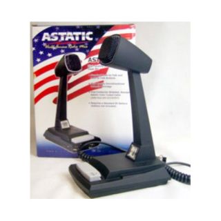 Astatic High Quality Amplified Ceramic Desk Microphone