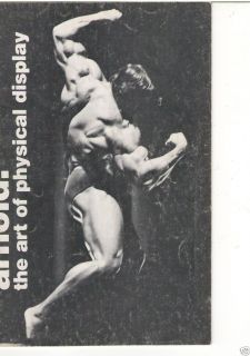 Arnold Schwarzenegger Bodybuilding Course 1977 Art of Physical Display 