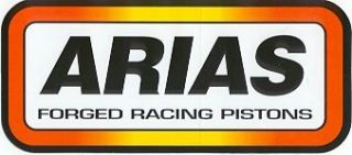 Arias Pistons 7 inch Official Racing Decal B D908