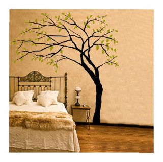 Tree Vinyl Decal Sticker Wall Art Room Decor Removable Mural Leaves 