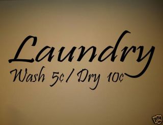 Laundry Wash Dry Room Art Quotes Sayings Wall Lettering