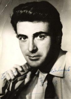 Armando Francioli Italian Actor Original Signature 1955