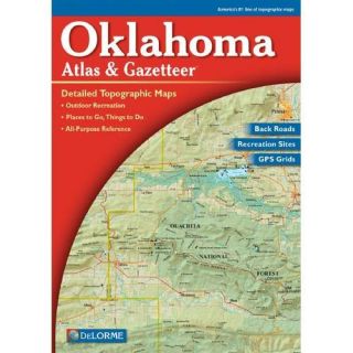 NEW Oklahoma Atlas & Gazetteer   DeLorme (US)Delorme P