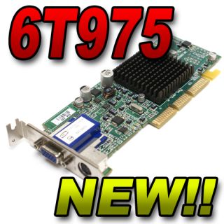 NEW Dell ATI Radeon 7500 Low Profile VGA AGP 32MB Graphic Video Card 