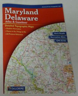 Maryland Delaware Atlas Gazetteer 2004 Paperback