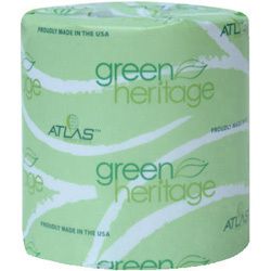Atlas Paper Mills Green Heritage Toilet Tissue Individually Wrap 2 Ply 