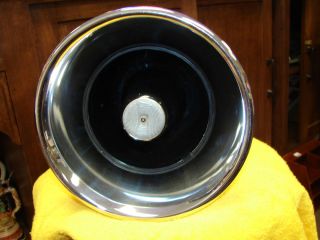 Vintage Atlas Sound Chrome Fire Truck Siren Horn Speaker