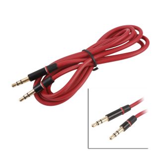 Red 3 5mm Replacement Audio Cable for Monster Solo Beats Headphone 