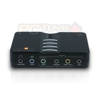   External 7 1 Channel Stereo and Surround Sound Audio Adapter