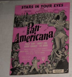 1945 Pan Americana Film Soundtrack Sheet Music Audrey Long