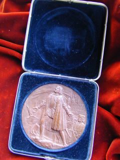   Exposition Medal to Henry Moore RA Augustus Saint Gaudens Cased