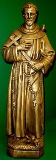 Reproduction Saint Francis Assisi Statue Garden 17089
