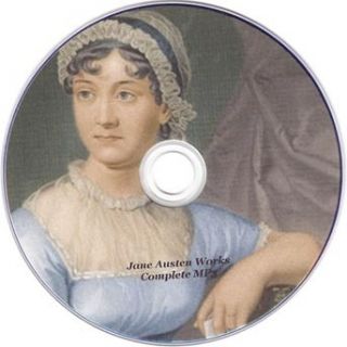 Jane Austen 8 Full MP3 Audiobooks on DVD 70 Hours