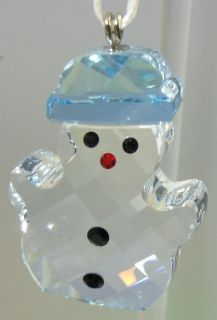 Swarovski Silver Crystal Simon The Snowman Christmas