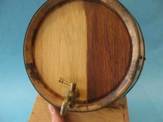small wooden bar barrel for wine port whisky