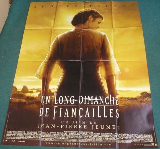 VERY LONG ENGAGEMENT audrey tatou jeunet french movie poster