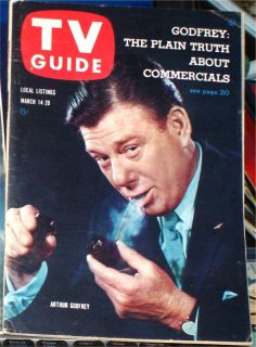 Vintage TV Guide Magazine 1959 Arthur Godfrey Issue