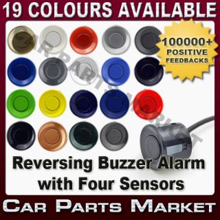 Reversing Parking Sensor Kit Reverse 4 Sensors with Buzzer Alarm 24H 
