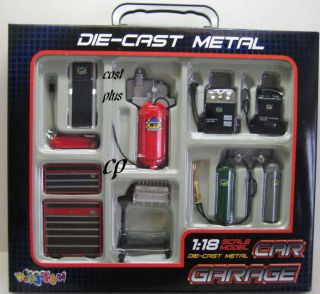 Car Garage Set 1 18 Model Diecast Metal Kits Tools