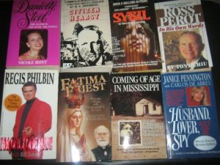 Lot of 15 Biography Autobiographies LOT202