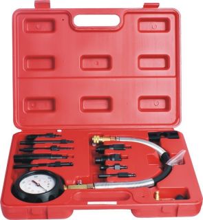 12 PC Car Auto Engine Compression Tester Testing Gauge Gage Check Test 