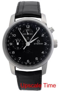 eterna mens moonphase chronograph automatic watch