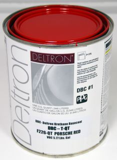 PPG DBC Deltron Basecoat Porsche Red Quart Auto Paint