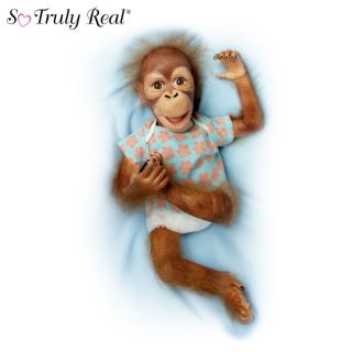Ashton Drake So Truly Real Lifelike Orangutan Baby Doll: Baby Maha
