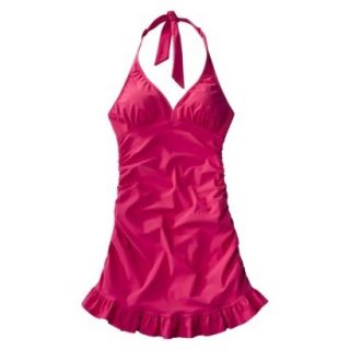 NEW Assets by Sara Blakely Spanx pink swimsuit swimdress sunset pink 