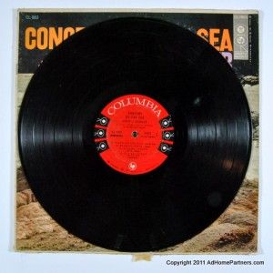   33 RPM LP Erroll Garner Concert by The Sea CL 883 Columbia