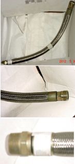 36 Stainless Steel Wire Braid Flex Pipe Hose 1 25 Gas Air Hydro Flex 