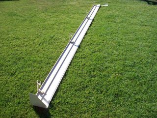 17 foot Sunsetter awning hood w 4 brackets and end plates damaged ends 