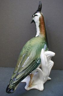 Vintage Karl Ens Porcelain Bird Figure Lapwing