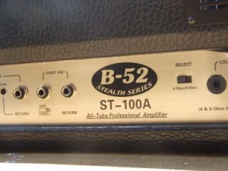 52 ST 100A Stealth 100 Watt Tube Guitar Amplifer Head Tube Amp