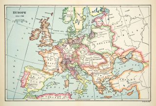   Europe Russian Empire Osmanic Algeirs Atlantic Ocean Black Sea