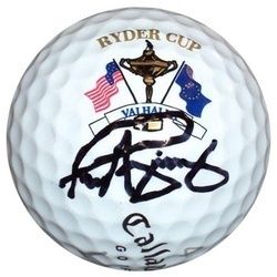 Paul Azinger Signed Ryder Cup Logo Golf Ball PBA COA