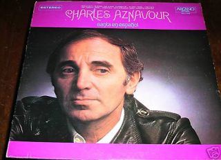 Charles Aznavour Canta En Español LP Arcano DKL1 3325