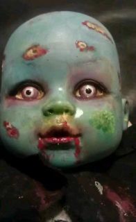 OOAK Horror Art Doll Zombie Baby Vince Undead Reborn Halloween Goth 