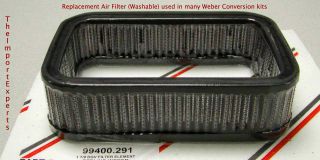 Weber Carb Air Filter Cleaner 1 75 Replacement Element