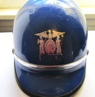 Vintage Bell Toptex Police Motorcycle Helmet City of Seattle