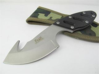   Tang Hunting Knife GUT HOOK G10 Handle Survival Rescue Skinner Tool
