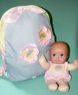 Magic Nursery My Bundle Baby Doll Surprise Carry Backpack Mattel 1991 