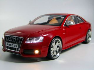 Audi S5 Coupe red rot firered 1 18 Tuning Licht Xenon Umbau 19 Echtalu 