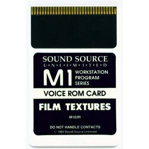 KORG M1 SOUND CARD M1R M 1 R T1 T2 T3 T 1 2 3   Film Textures
