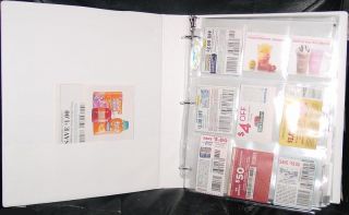EXTREME* Coupon organizer binder   *Comes w/ Extras*